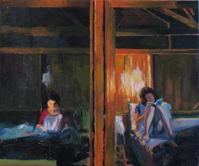 Cabin Number Thirteen, by Felice Panagrosso, 2009, Oil on canvas