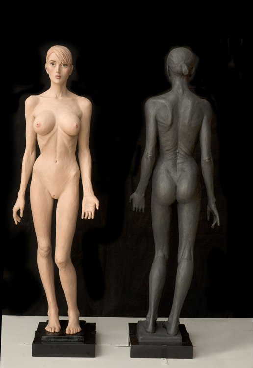 The Beverly Hills Venus, bonded, by Lauri Panopoulos, bronze w/ gunmetal powder, patina and oils