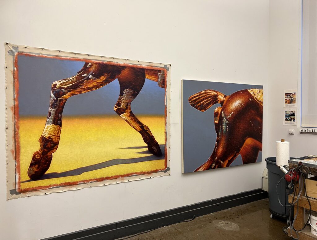 Peter Drake, Studio Wall (Horses)