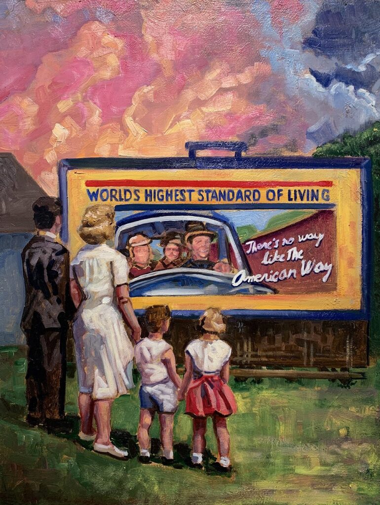 The Dream, by Bryant Portwood, 2019, oil on panel