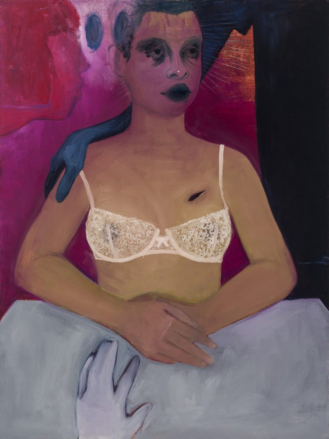 Wound, by Naudline Pierre, 2016, Oil on canvas