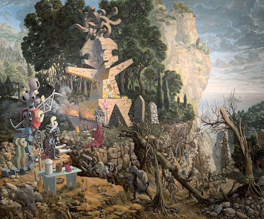 The Old Road, by Jackson O'Brasky, 2019, oil on canvas