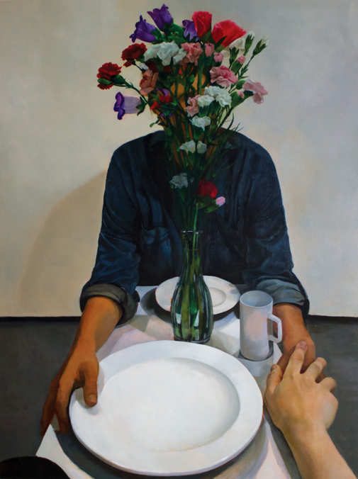 Sorry the Movie Wasn't That Good, by Rebecca Orcutt, 2017, Oil on panel