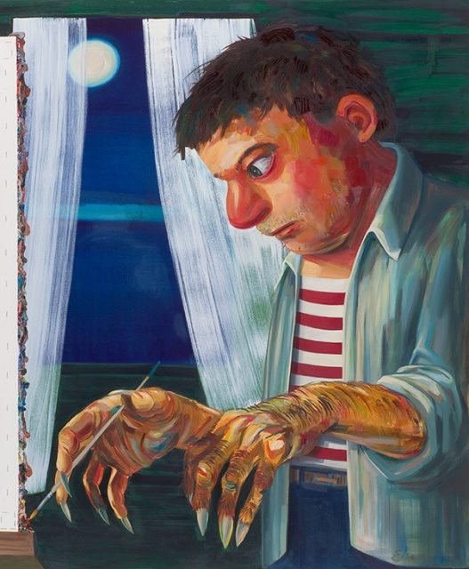 Were Artist, by Nicole Eisenman, 2007, Oil on canvas