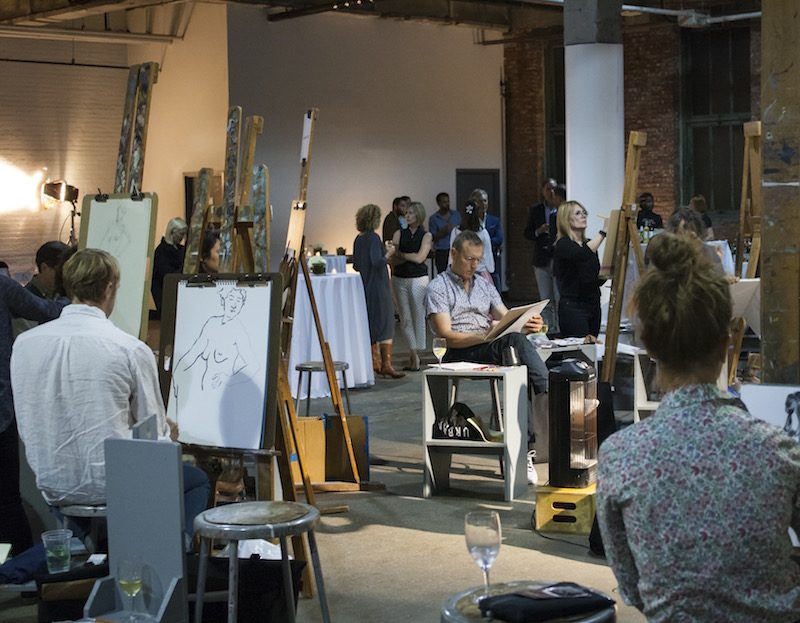 by Will Cotton Drawing Party Highline Stages
