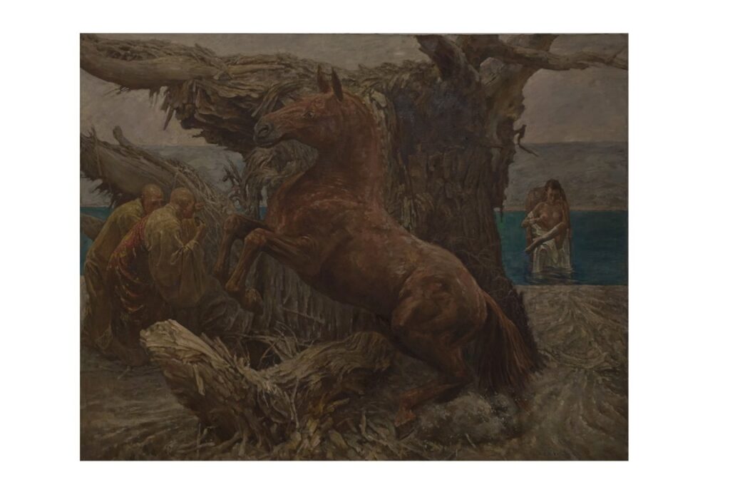 Susanna, by Ping Zheng Qian, oil on canvas
