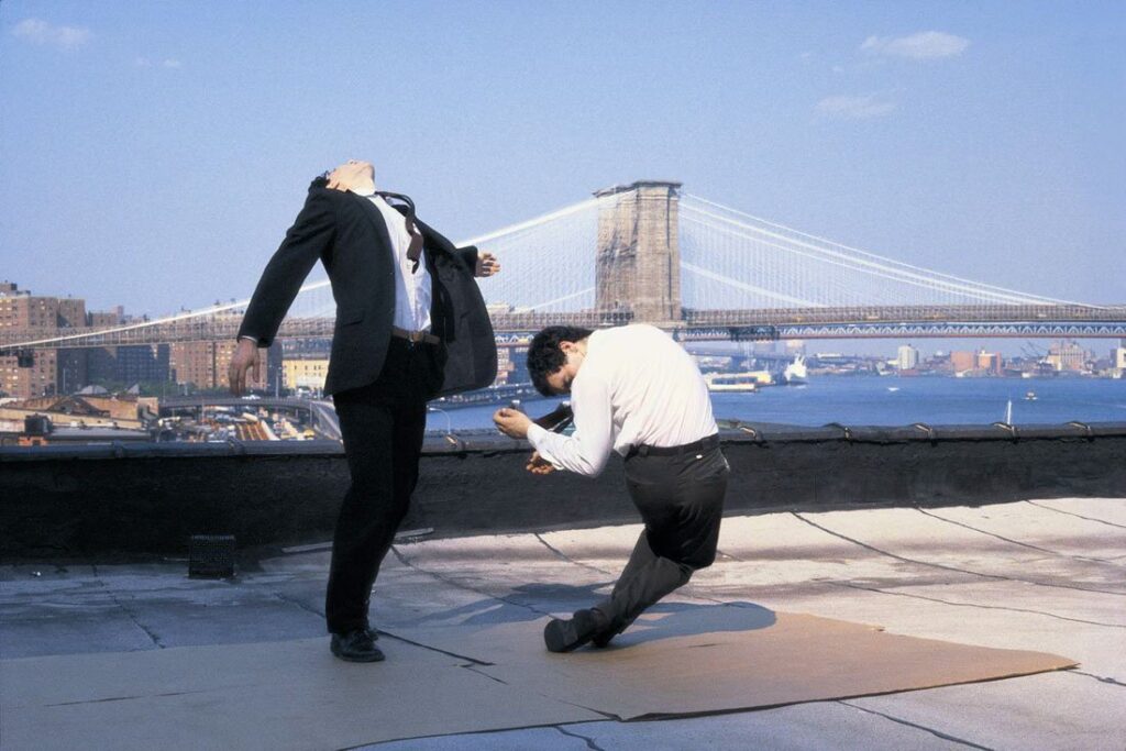 Untitled, From the Men in the Cities Photo Portfolio, photo taken in, by Robert Longo, 1980