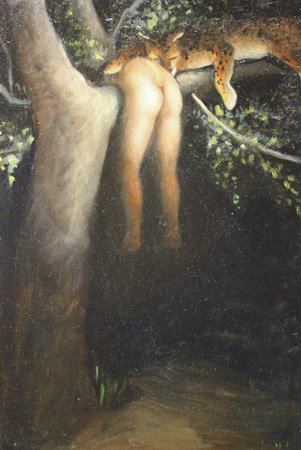 Jaguar, by Elena Rodz, 2011, Oil on panel
