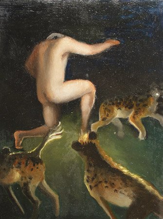 Wild Dogs, by Elena Rodz, 2011, Oil on panel