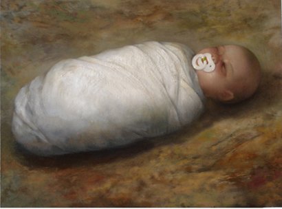 Bound, by Maggie Rose, 2010, Oil on linen