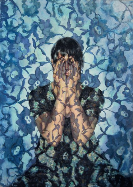 The violets in the mountains have broken the rocks, by Holly Ann Sailors, 2012, Oil on canvas