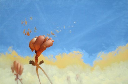 Up There and Down Here, by Ryan Scully, 2008, oil on panel