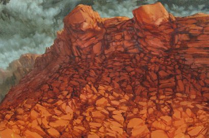Twin Sisters, by Ryan Scully, 2008, oil on panel