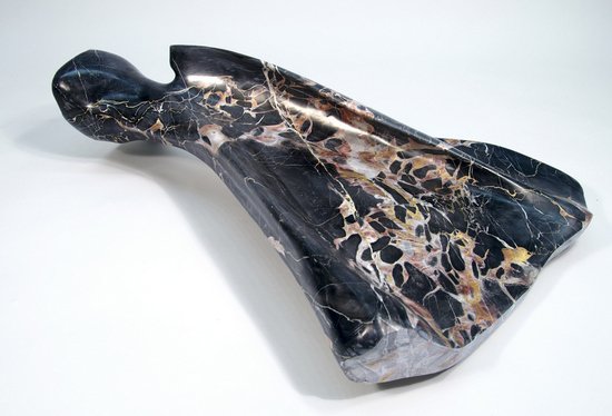 Bone, by Stephen Shaheen, 2013, marble