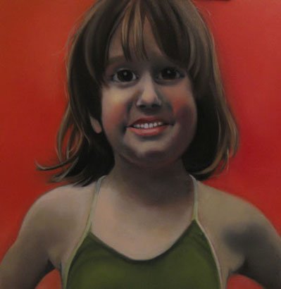 Sherbert, by Elizabeth Sheyon, 2009, oil on canvas