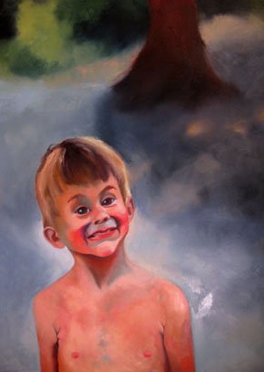 Camp, by Elizabeth Sheyon, 2008, oil on canvas