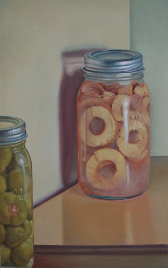 Apples, by Rabecca Signoriello, 2012, Oil on panel