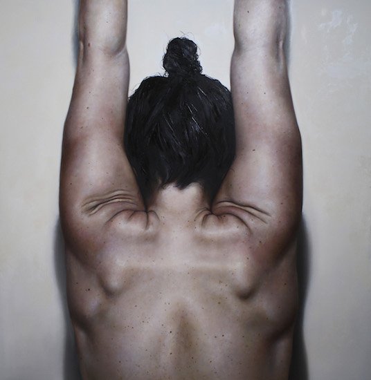 Hide, by Krista Smith, 2015, Oil on canvas