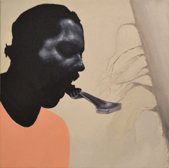 Untitled, by Hannah Stahl, 2014, Oil on canvas