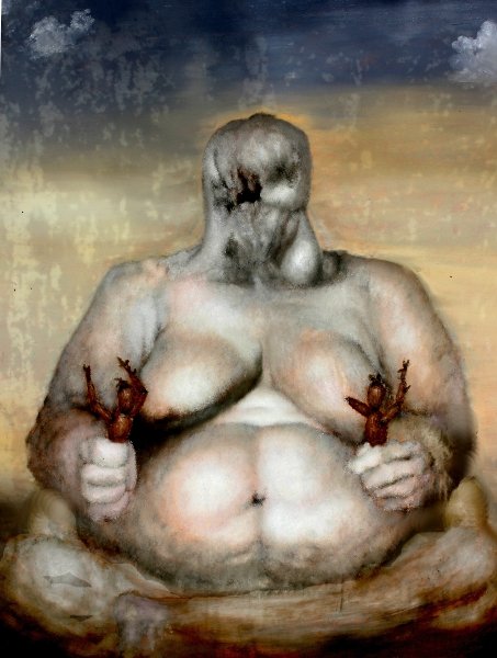 Yojin Suru, by David Stenulson, 2012, Oil on paper