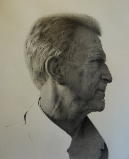 Stephen Michaels 2, by Jesse Stern, 2014, Graphite on paper