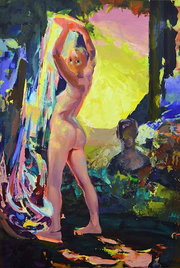 Unicorn Massacre, by Noelle Timmons, 2015, Oil on canvas