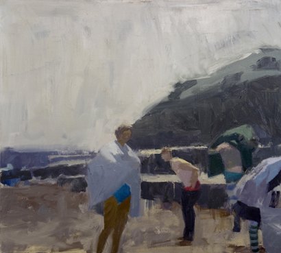 Solent Sound, by Tim Tozer, 2008, oil on canvas