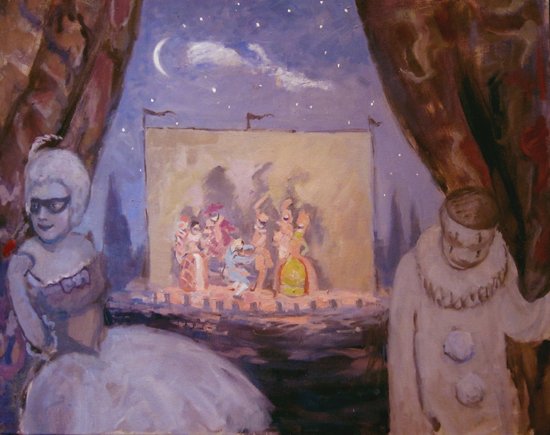 Theater, by Boris Tyomkin, 2011, Oil on canvas