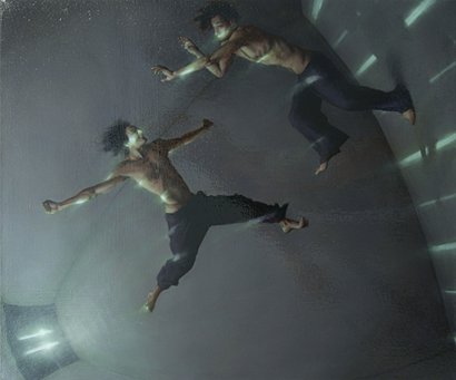 Wave – Function Collapse, by Joseph Ventura, 2010, Oil on linen