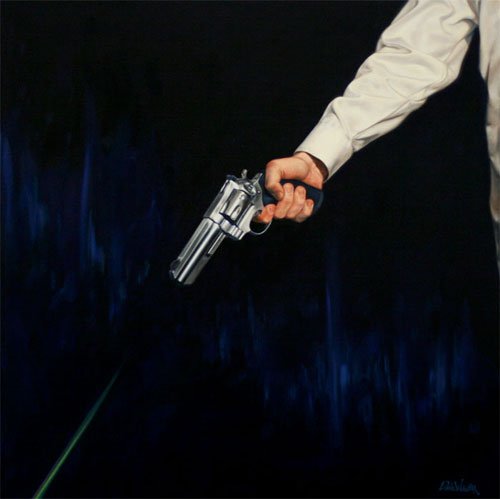 Time to Leave Town, by Dave Wagner, 2011, Oil on canvas