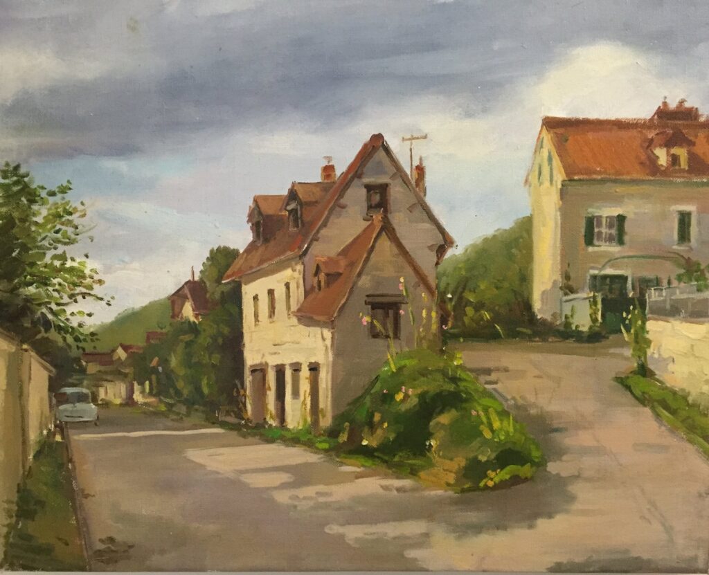 Giverny, by Jingyi Wang, 2015, Oil on canvas