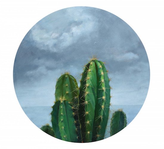Cactus No.2, by Jingyi Wang, 2016, Oil on canvas