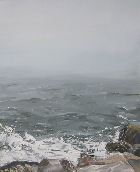 On the Rocks, by Annie Wildey, 2011, Oil on canvas