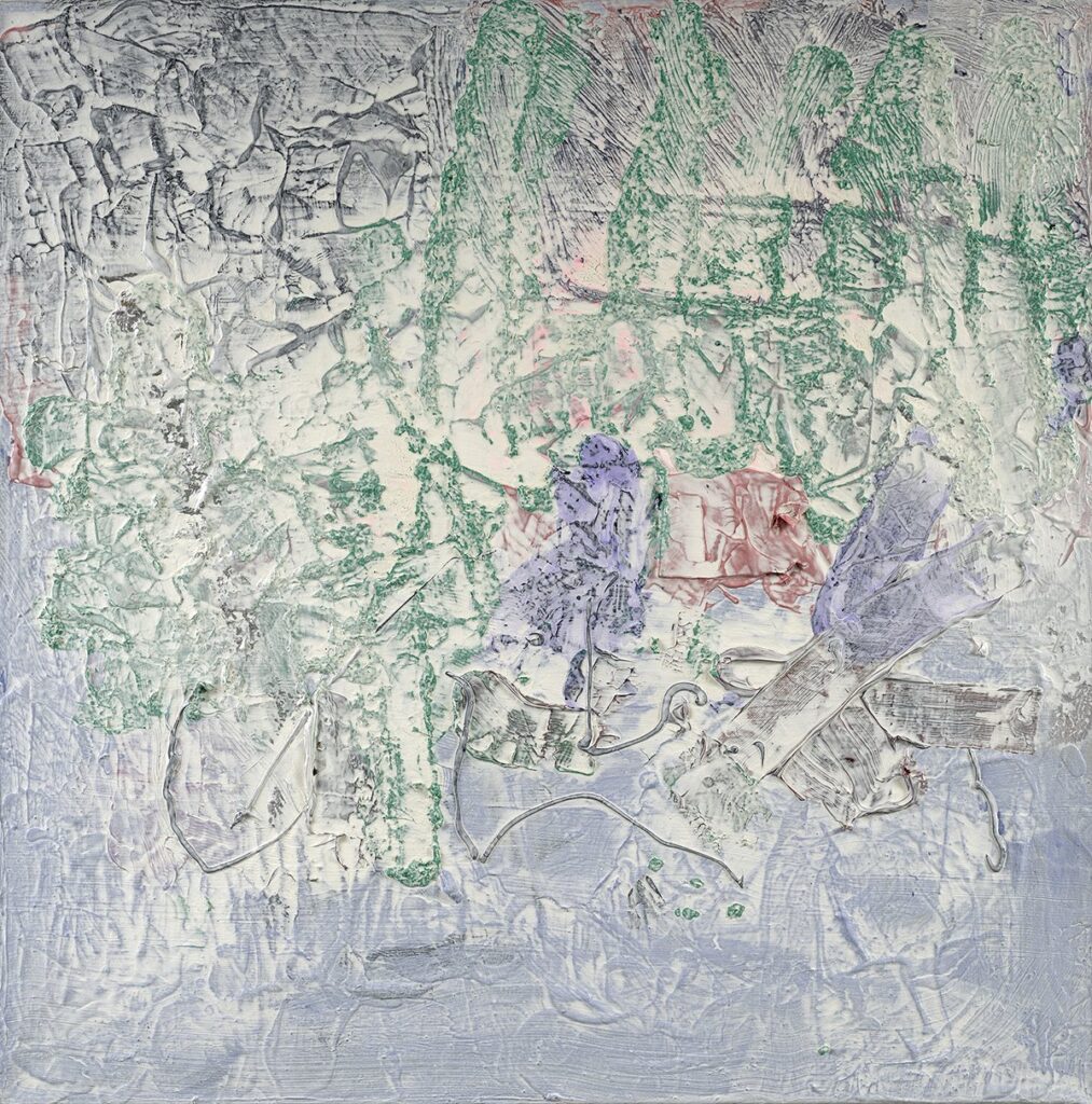 Color and Absence, by Frank Wimberley, 2020, acrylic on canvas
