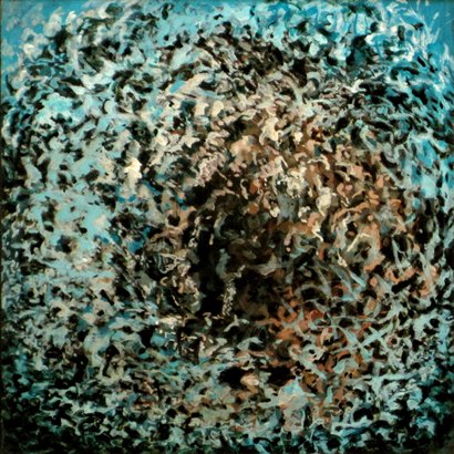 Once Before, by Stephen Winiecki, 2010, Acrylic on masonite