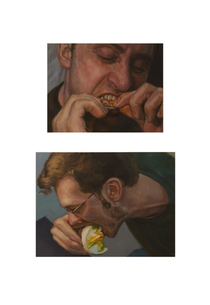 Buffalo Wings, by Kenneth Wong, oil