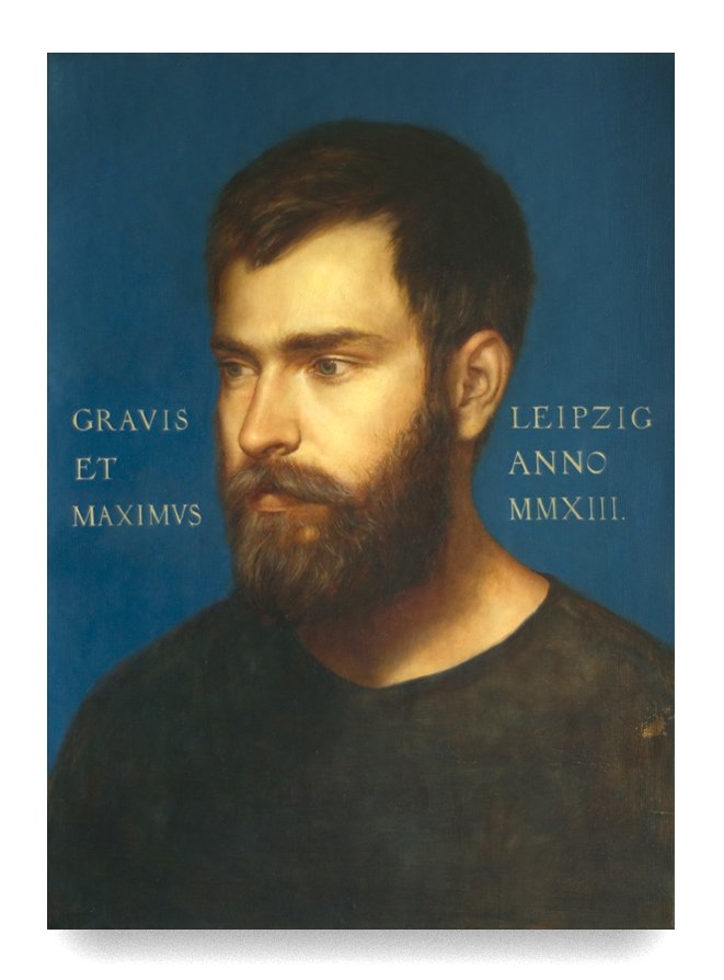Gravis et Maximus, by Shangkai Kevin Yu, 2013, Oil on canvas